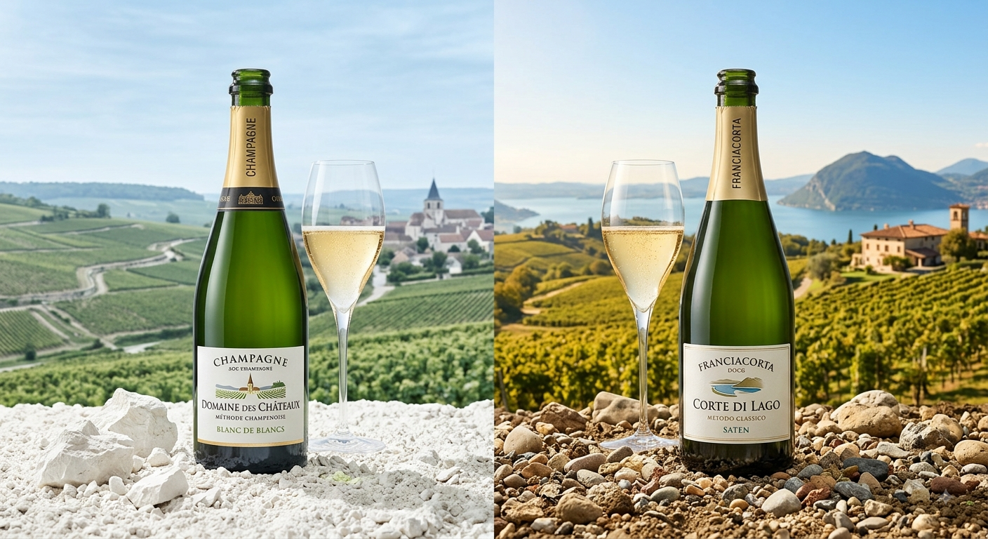 Champagne vs Franciacorta, il Metodo Classico ai massimi livelli
